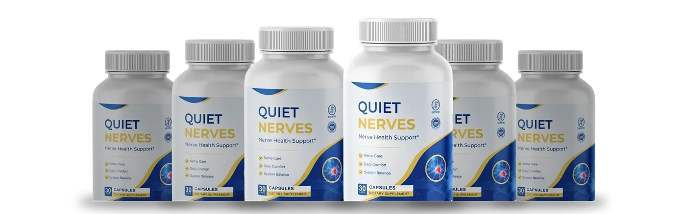 6 bottles of Quiet Nerves capsules